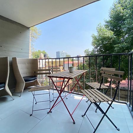 Terraza Gran Vista Pegado A La Condesa 2Br Hotel Mexikóváros Kültér fotó