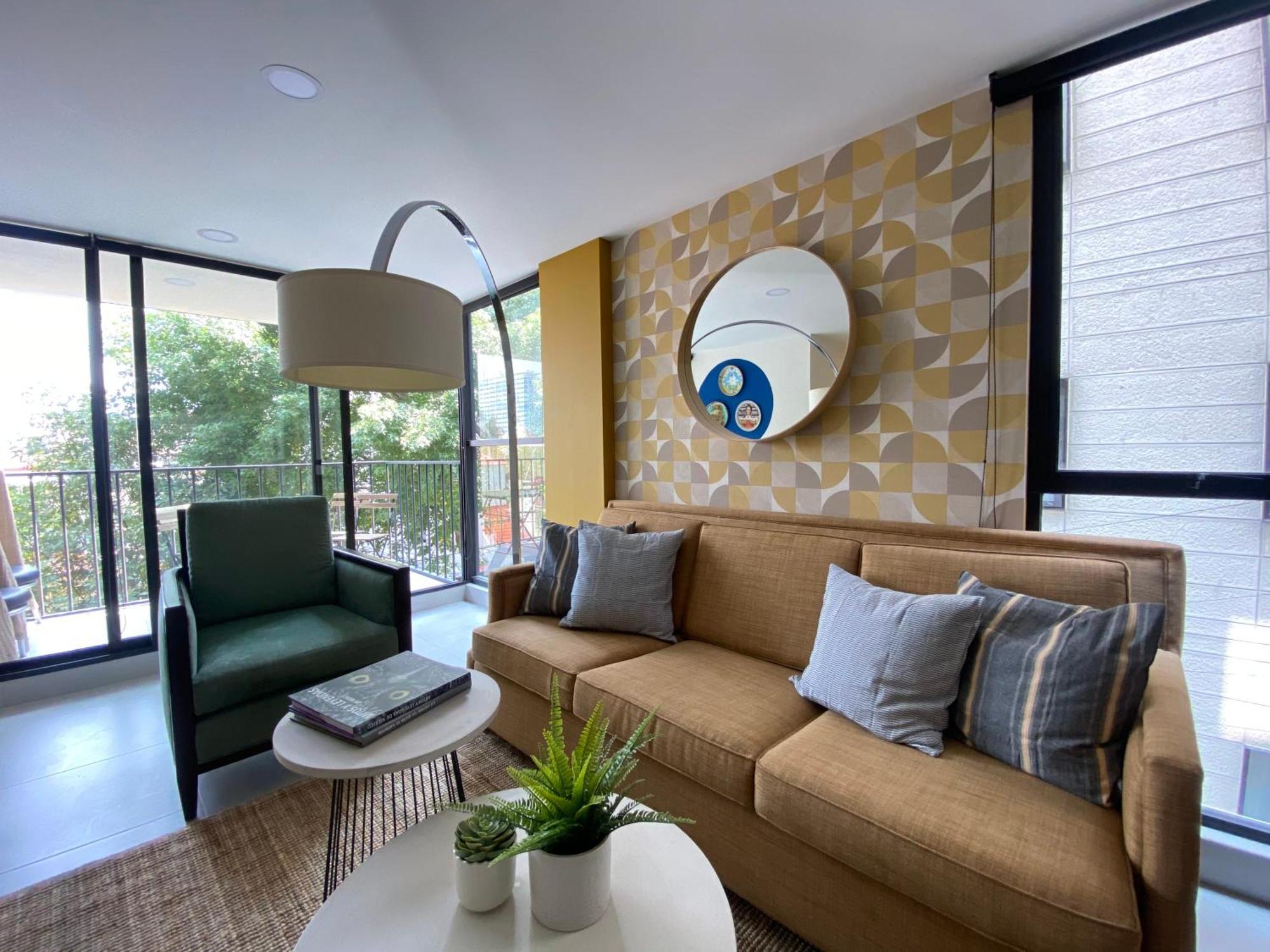 Terraza Gran Vista Pegado A La Condesa 2Br Hotel Mexikóváros Kültér fotó